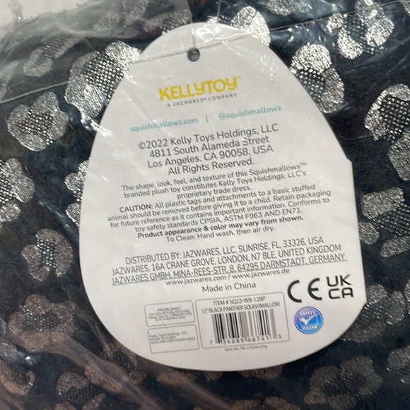 *LAST ONE* *RARE* NWT Squishmallows Sigzby Black Panther - Picture 9 of 11